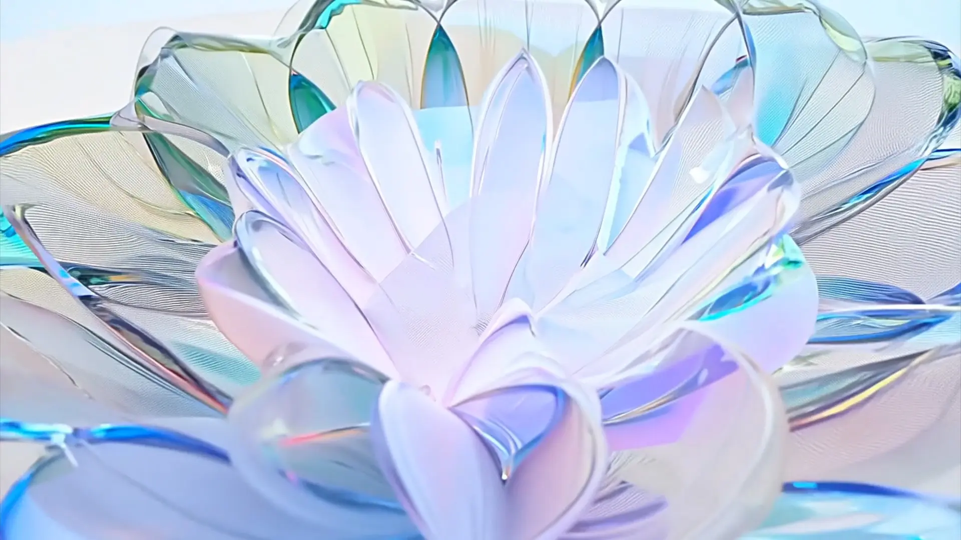 Elegant Blue Lotus Spin Captivating Video Background for Artistic Projects